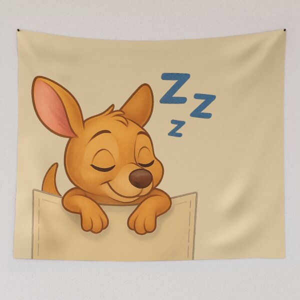 Item preview, Sleeping Kangaroo in Pocket designed and sold by The Lazy Hammocks.