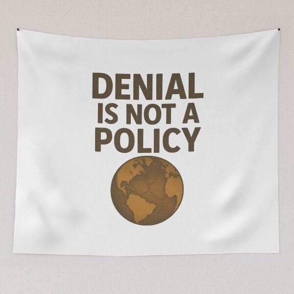 Item preview, Denial Is Not a Policy – Science Over Silence  designed and sold by The Junto Shop.
