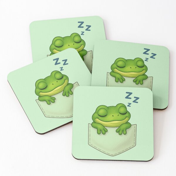 Item preview, Sleeping Frog in Pocket designed and sold by The Lazy Hammocks.