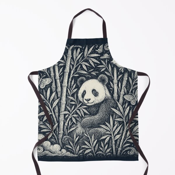 Item preview, Panda Bamboo Forest Birds Butterflies designed and sold by EdvvinStudios.