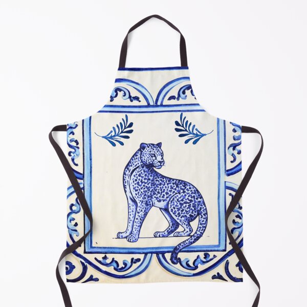 Item preview, Blue Leopard Tile designed and sold by Kiki-Hes.