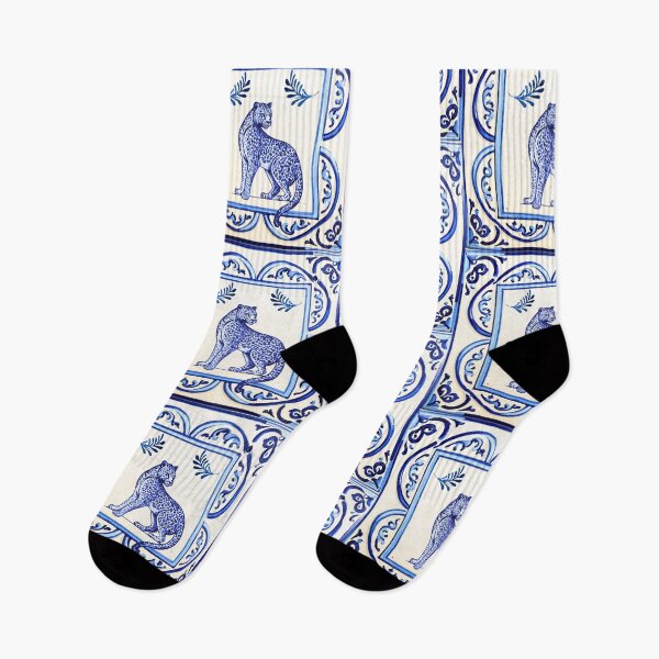 Item preview, Blue Leopard Tile designed and sold by Kiki-Hes.