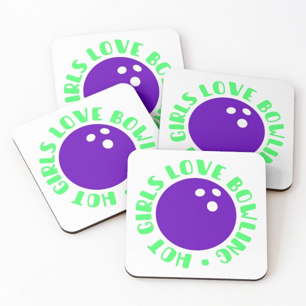 Item preview, Hot Girls Love Bowling Purple and Green designed and sold by UNK-Fatigues.