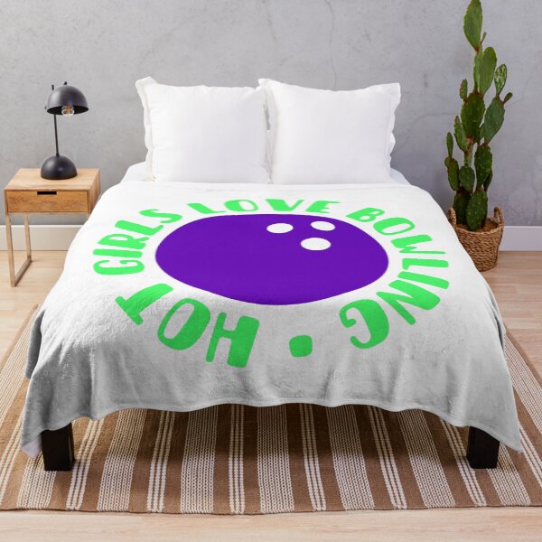 Item preview, Hot Girls Love Bowling Purple and Green designed and sold by UNK-Fatigues.