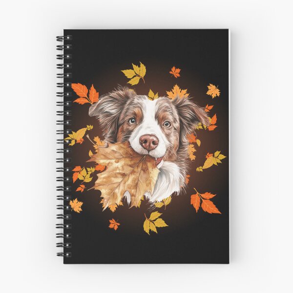 Item preview, Happy Dog - Fall Leaves designed and sold by TherezaDesign.