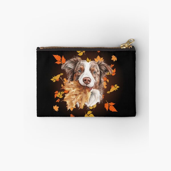 Item preview, Happy Dog - Fall Leaves designed and sold by TherezaDesign.