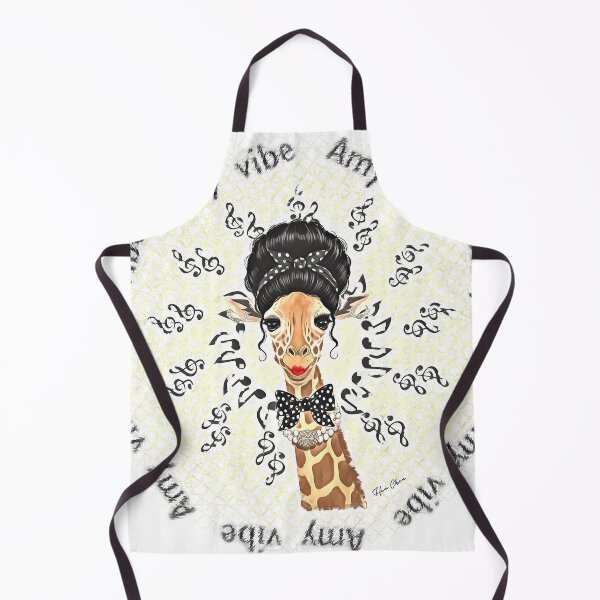 Item preview, Amy Vibe Giraffe - Vintage Style Music Diva designed and sold by Hen-C-Art.