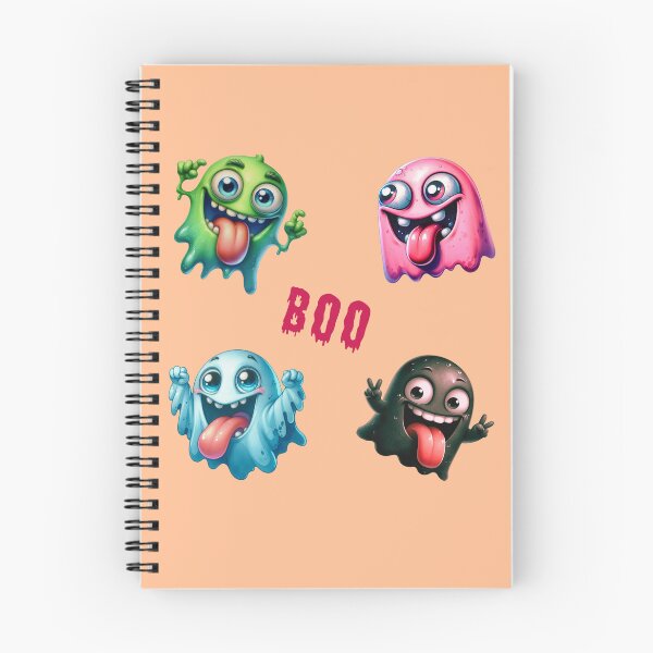 Item preview, Cute Colorful Ghosts - Funny Halloween Boo Characters designed and sold by TherezaDesign.