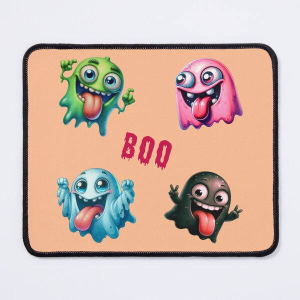 Item preview, Cute Colorful Ghosts - Funny Halloween Boo Characters designed and sold by TherezaDesign.