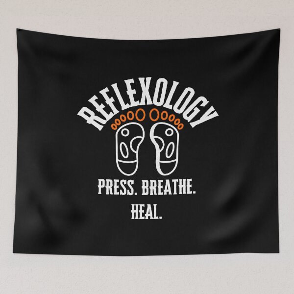 Item preview, Relexology,.Press. Breathe. Heal. Reflexology, designed and sold by klineart ★★★★★.