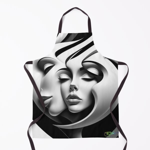 Item preview, Dream Spiral - Surreal Woman in Op Art Flow designed and sold by Benito Del Ray.