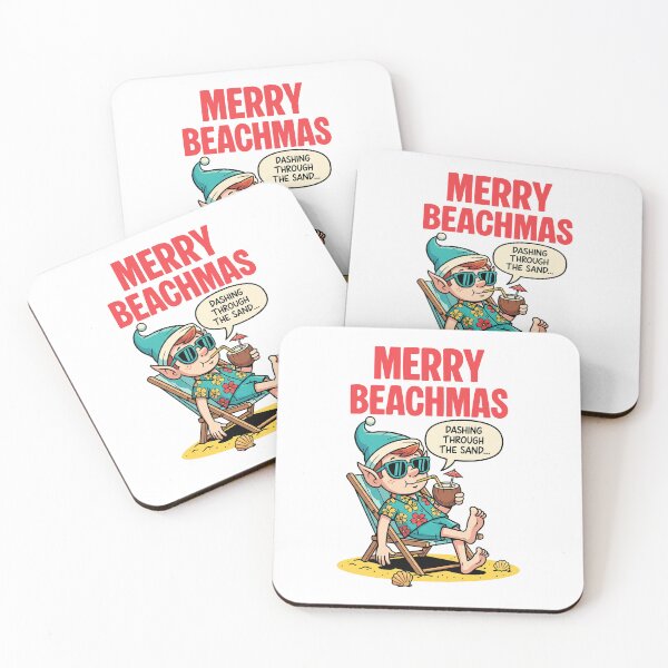 Item preview, Funny Christmas Beach Vacation Elf - Merry Beachmas designed and sold by AnAzArt.