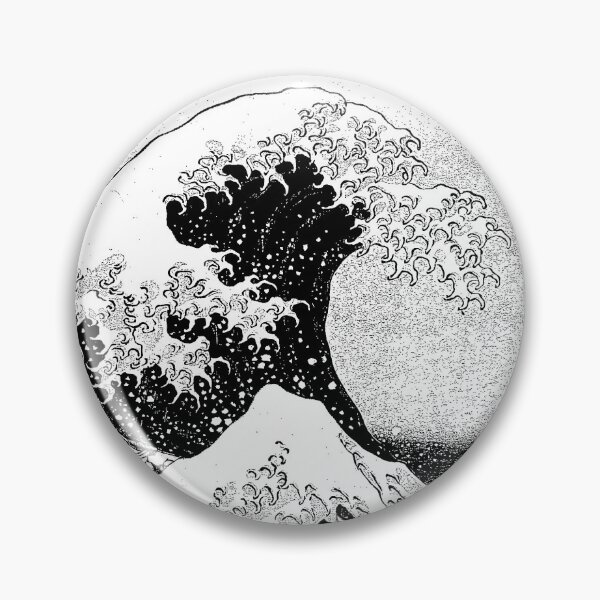 Item preview, Pen and ink sketch of Under the great wave designed and sold by stevepaint.