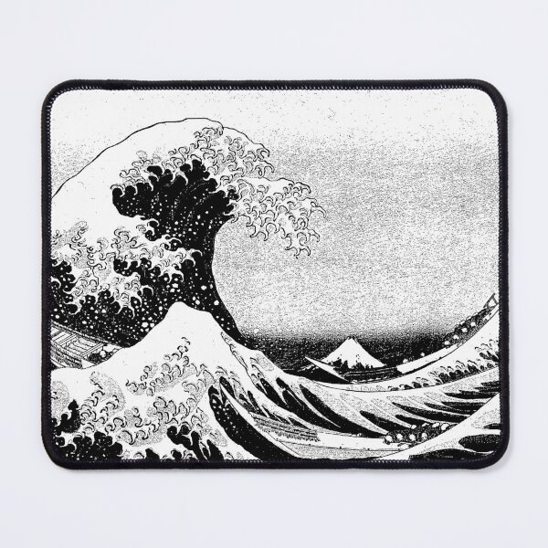 Item preview, Pen and ink sketch of Under the great wave designed and sold by stevepaint.