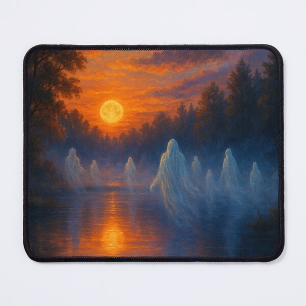 Item preview, Ethereal Halloween Art – Ghosts by the Lake designed and sold by SavageTeamArt.
