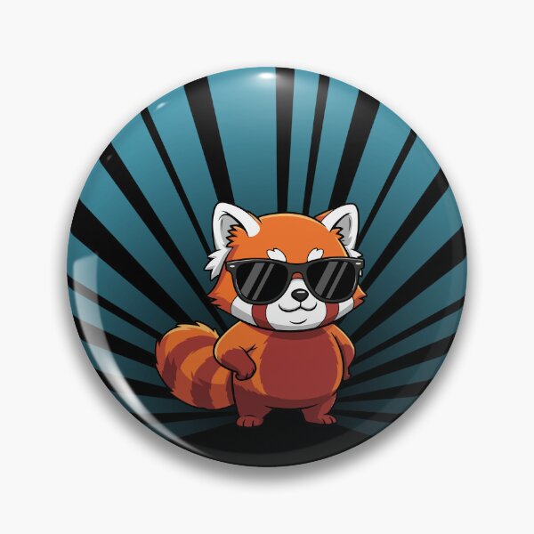 Item preview, Red Panda Cool Vibes designed and sold by TherezaDesign.