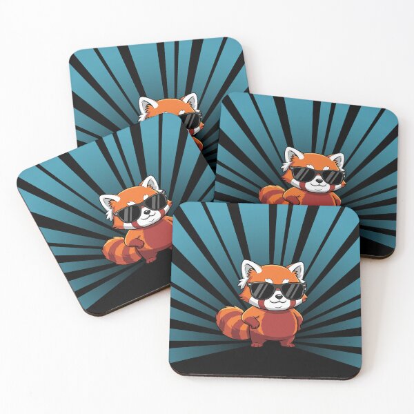 Item preview, Red Panda Cool Vibes designed and sold by TherezaDesign.