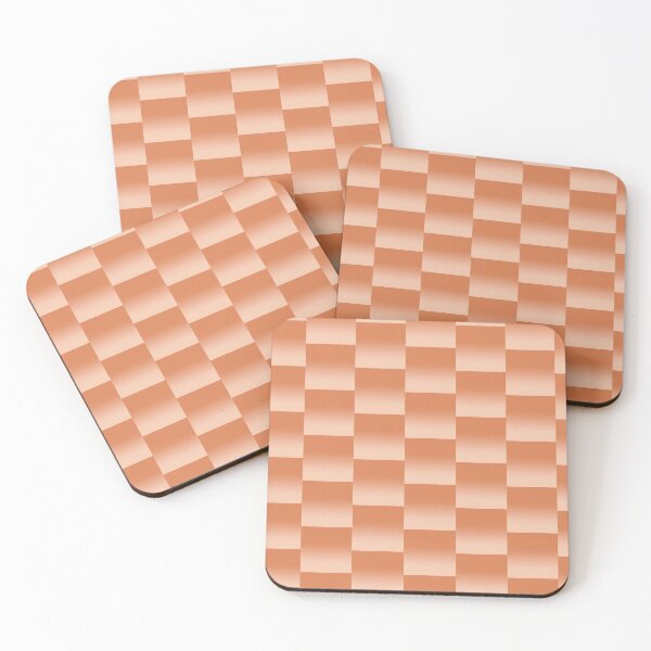Item preview, Square Peach Color – Retro Arcade Carpet Pattern Art designed and sold by Phoenix Art Studio.