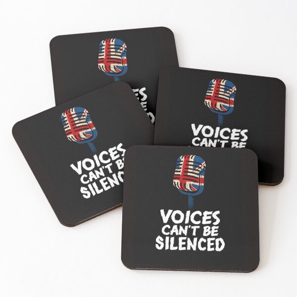 Item preview, Voices Can’t Be Silenced – Union Jack Punk Microphone Design designed and sold by Boski22.