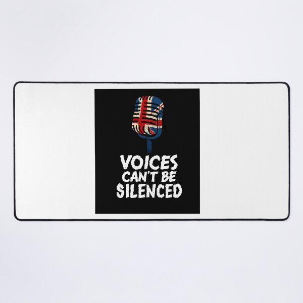 Item preview, Voices Can’t Be Silenced – Union Jack Punk Microphone Design designed and sold by Boski22.