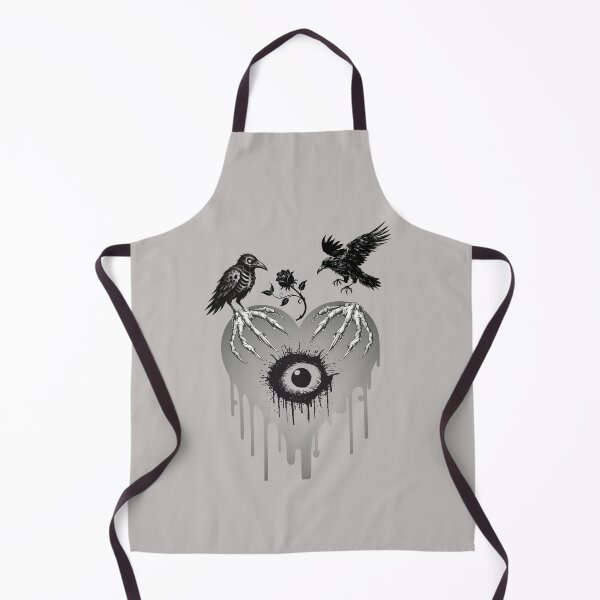 Item preview, Heart with eye and ravens designed and sold by KatNa.