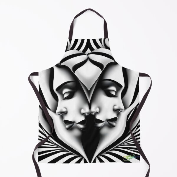 Item preview, Zebra Mirage - Surreal Twin Faces Optical Art designed and sold by Benito Del Ray.