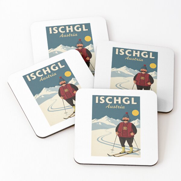 Item preview, Ischgl Austria Vintage Ski Resort Poster designed and sold by TeeARTHY.