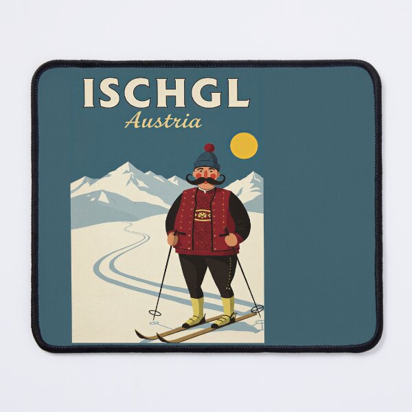 Item preview, Ischgl Austria Vintage Ski Resort Poster designed and sold by TeeARTHY.