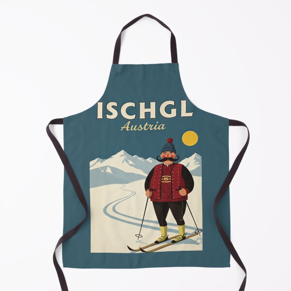 Item preview, Ischgl Austria Vintage Ski Resort Poster designed and sold by TeeARTHY.