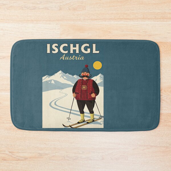 Item preview, Ischgl Austria Vintage Ski Resort Poster designed and sold by TeeARTHY.