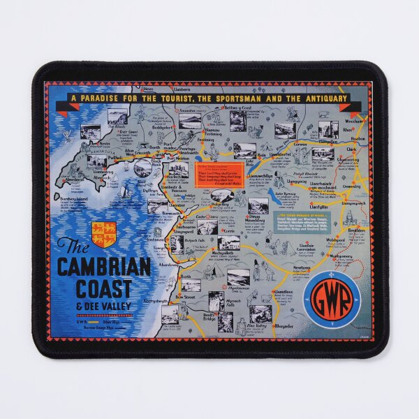 Item preview, Great Western Railway Map of the Cambrian Coast designed and sold by Random Railways.