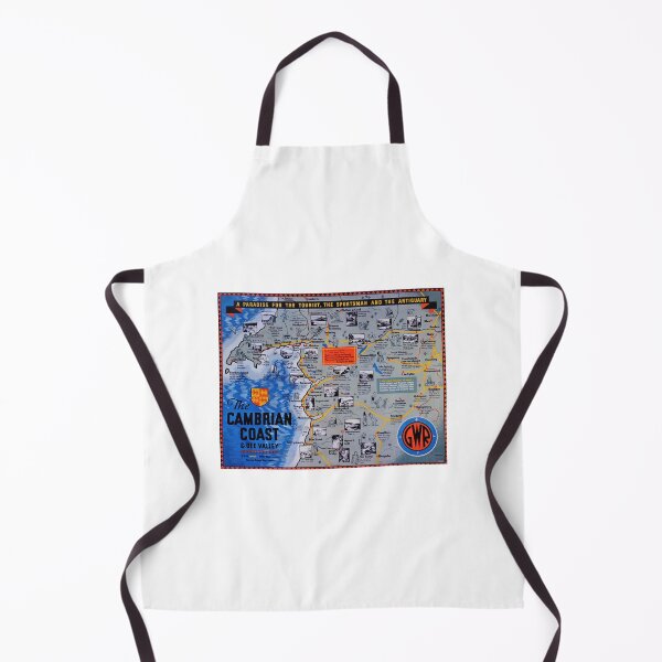 Item preview, Great Western Railway Map of the Cambrian Coast designed and sold by Random Railways.