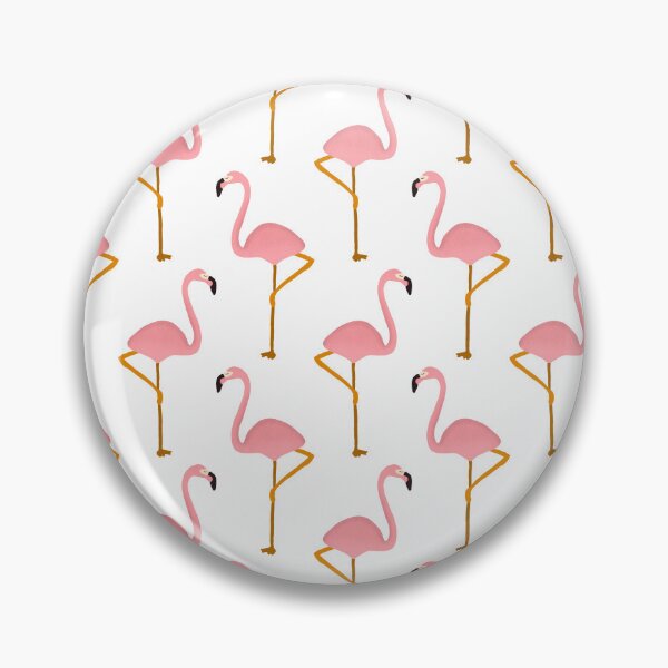 Item preview, Tropical Flamingos – Hand-Painted Gouache Pattern Design designed and sold by Olive Lane Creative.