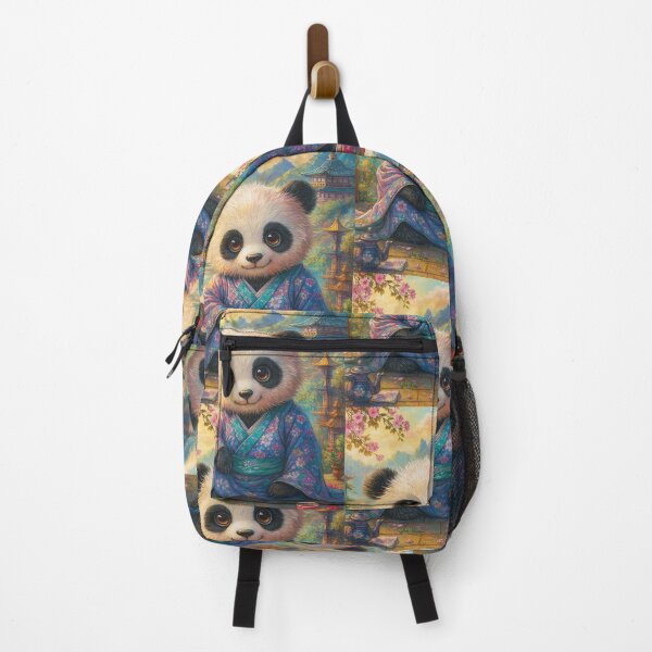 Item preview, Whimsical Panda Tea Ritual in Blossom Garden designed and sold by Mindful56.