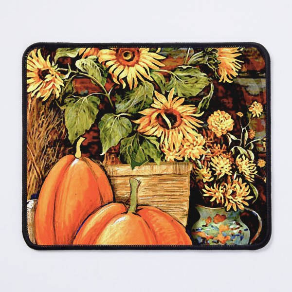 Item preview, Fall Pumpkins & Sunflowers designed and sold by ViaARTfactory.