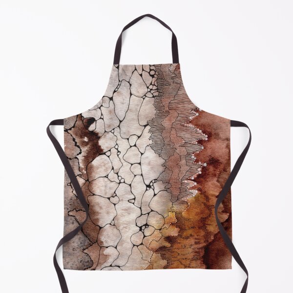 Item preview, Smokey Brown Earth Tones Crystal Abstract Neurographica designed and sold by Tezoodle Art.