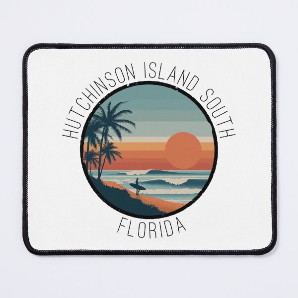 Item preview, Hutchinson Island South - Florida (with Black Lettering) designed and sold by VelvetRoom.