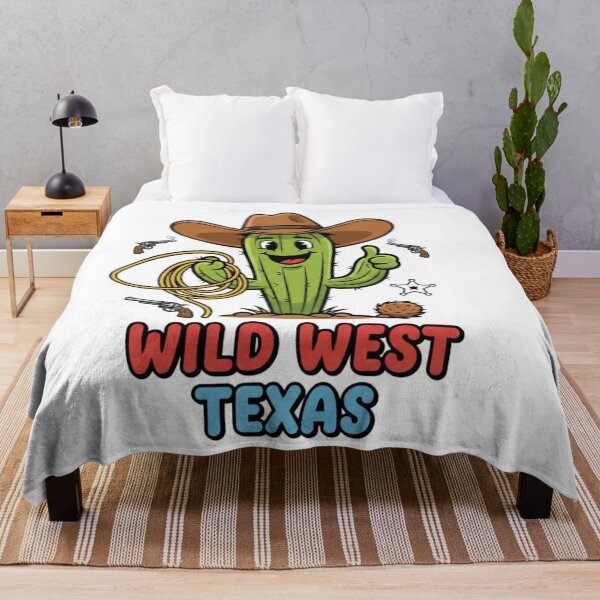 Item preview, Humorous, cartoon Texas – a cactus with a hat designed and sold by ViralVisionsCreating .
