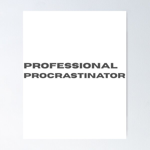 Item preview, Professional Procrastinator T-shirt designed and sold by Stylence.