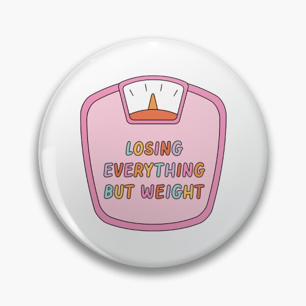 Item preview, Losing Everything But Weight – Funny Pink Scale Illustration designed and sold by barbaraborrase.