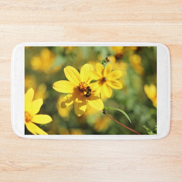 Item preview, Bee on Yellow Flowers designed and sold by Cynthia48.