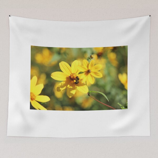 Item preview, Bee on Yellow Flowers designed and sold by Cynthia48.