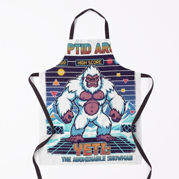 Artikelvorschau, Retro Arcade Yeti entworfen und verkauft von CyberdogStudios.