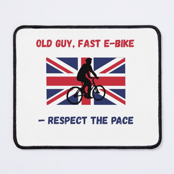 Item preview, Old Guy, Fast E-Bike — Respect the Pace designed and sold by Adrianzebrowski.