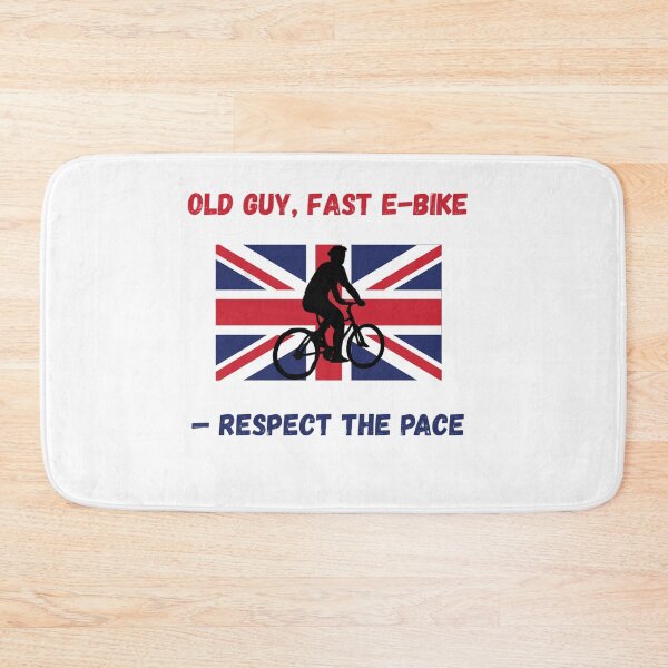 Item preview, Old Guy, Fast E-Bike — Respect the Pace designed and sold by Adrianzebrowski.
