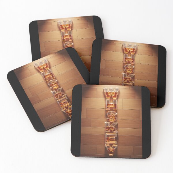 Item preview, Whiskey sign on the wooden bar panel vertical designed and sold by stereonut.