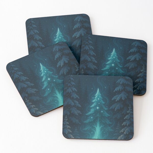 Item preview, Enchanted Winter Tree – Celestial Christmas Glow designed and sold by Painted Moon by Luna Bee™.
