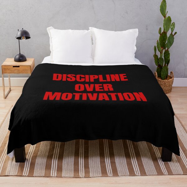 Item preview, Discipline Over Motivation – Minimalist Motivational Quote designed and sold by moderntouchadli.