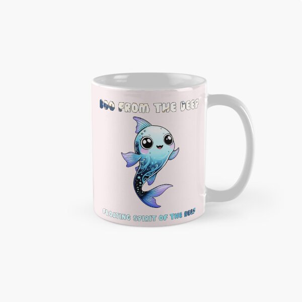 Item preview, Boo from the Deep: Floating Spirit of the Reef Halloween Ghost Fish designed and sold by DariaCraft.