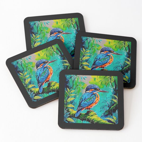 Item preview, Kingfisher perched designed and sold by Helios Be. Lavsh.